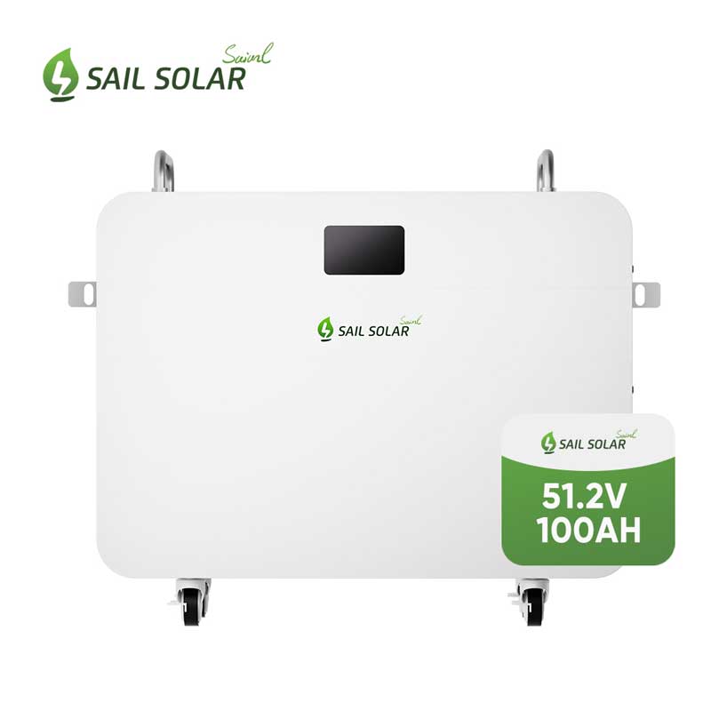 Segel Solar 51.2v100AH Storage Lithium -Batterie im Sonnensystem mit anpassbarem Einsatz