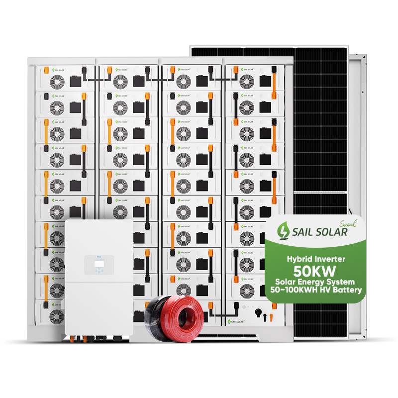 Für Einkaufszentren unterstützt das 50-kW-On/Off-Grid-Solarsystem die Parallelschaltung